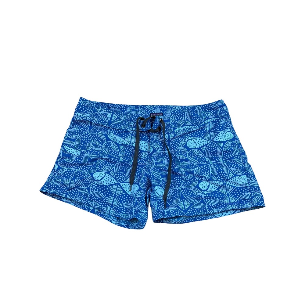 Patagonia Womens Blue Board Shorts Size 8 Swim Surf Trunks